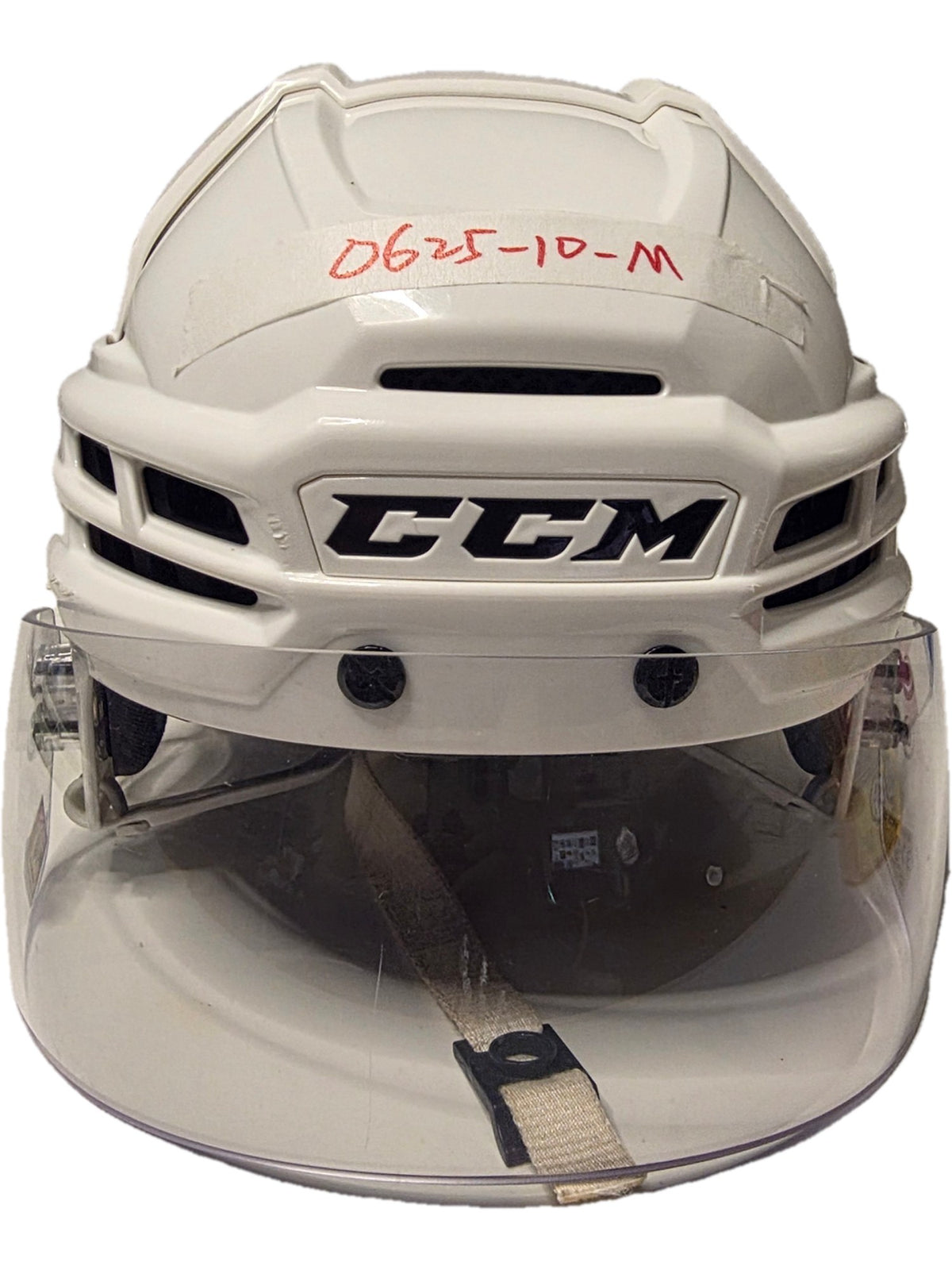 Medium CCM Super Tacks X Helmet Pro Stock (Used)-0625-10
