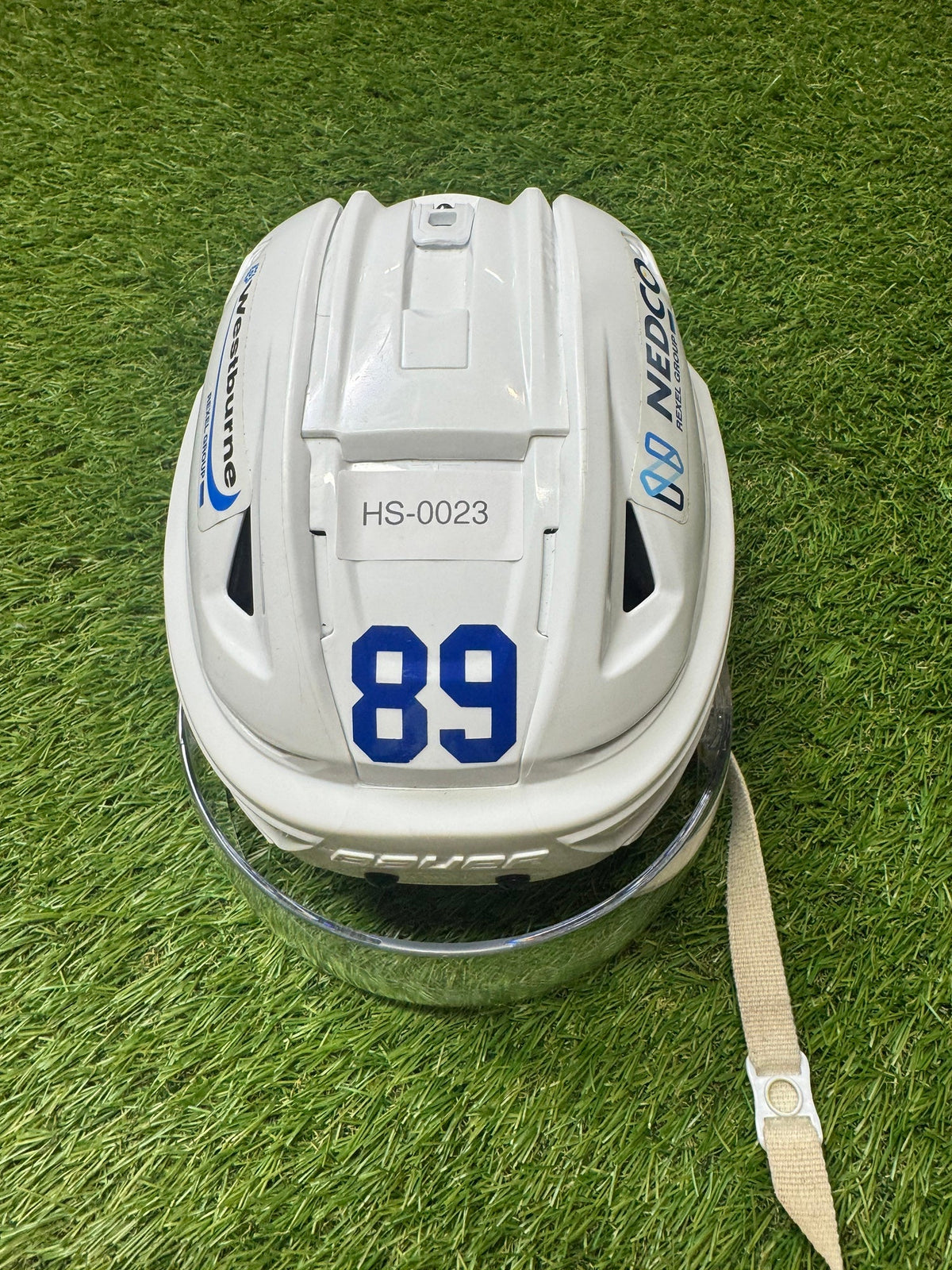 Medium Bauer Re-Akt 155 Helmet Pro Stock (Used)-HS-0023