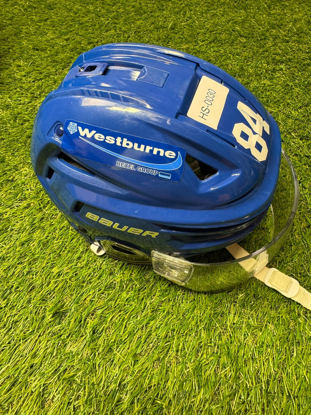 Small Bauer Re-Akt 155 Helmet Pro Stock (Used)-HS-0030 - photo 2