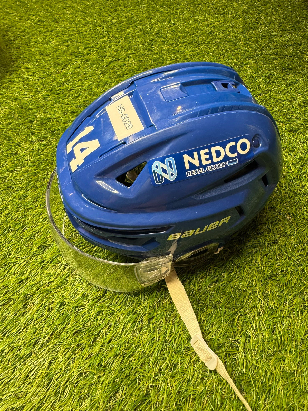 Medium Bauer Re-Akt 155 Helmet Pro Stock (Used)-HS-0029 - photo 2