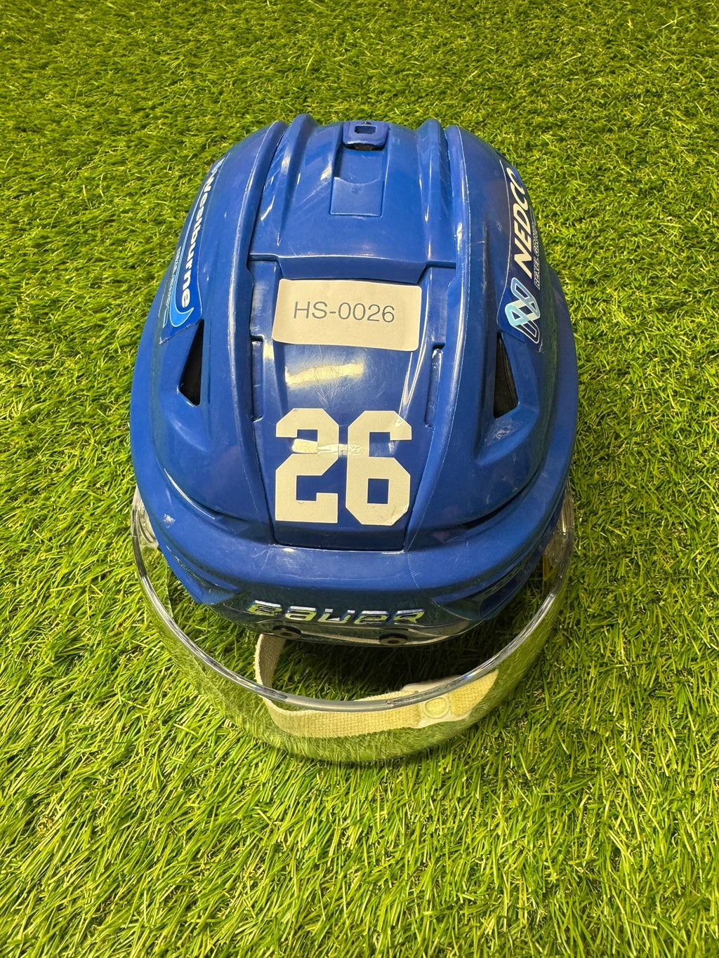 Medium Bauer Re-Akt 155 Helmet Pro Stock (Used)-HS-0026