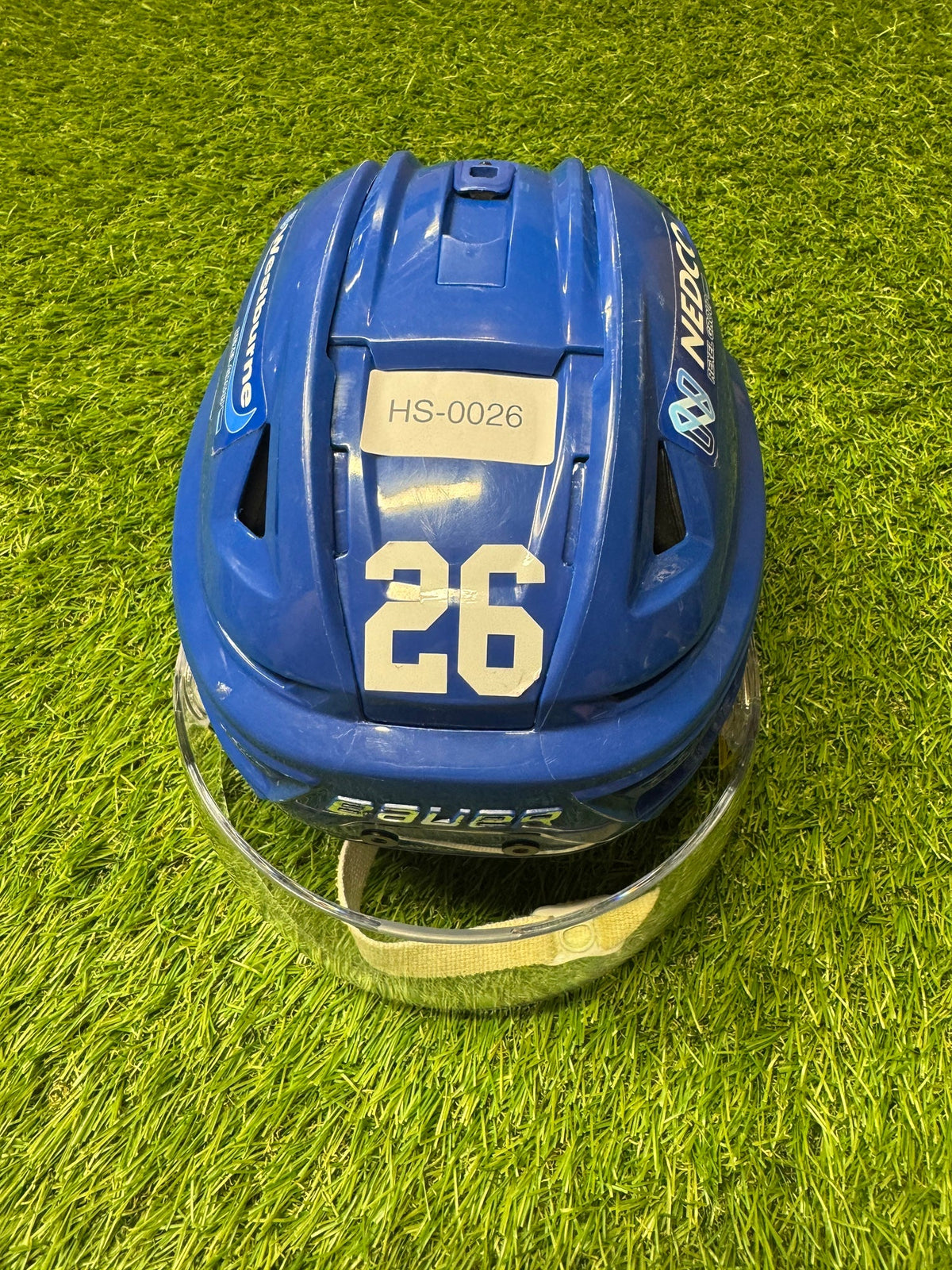 Medium Bauer Re-Akt 155 Helmet Pro Stock (Used)-HS-0026