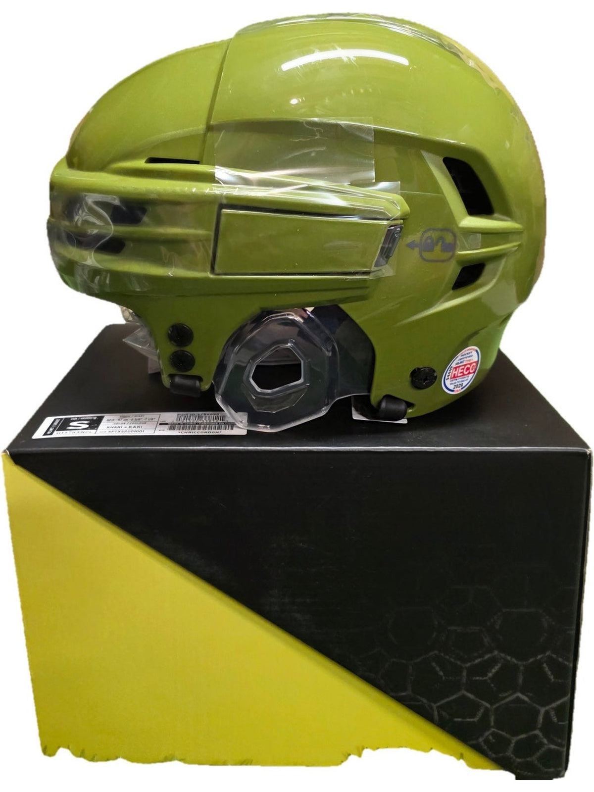Small CCM Super Tacks X Helmet Pro Stock - Military Green(New) - photo 3