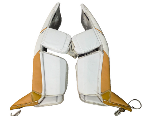 34" Bauer FlyLite Goalie Leg Pads Pro Stock -Medium(Used)