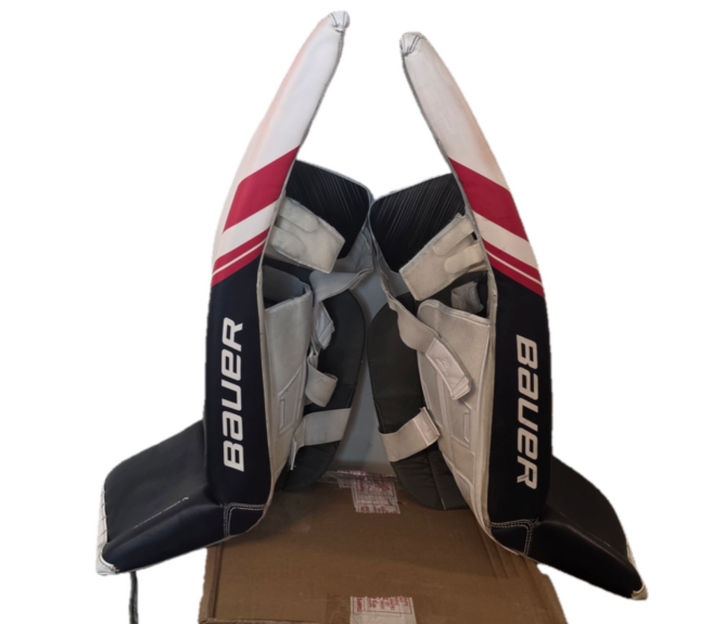 36" Bauer Hyperlite 2 Digi-Print Goalie Leg Pads Pro Stock -XL(Used)