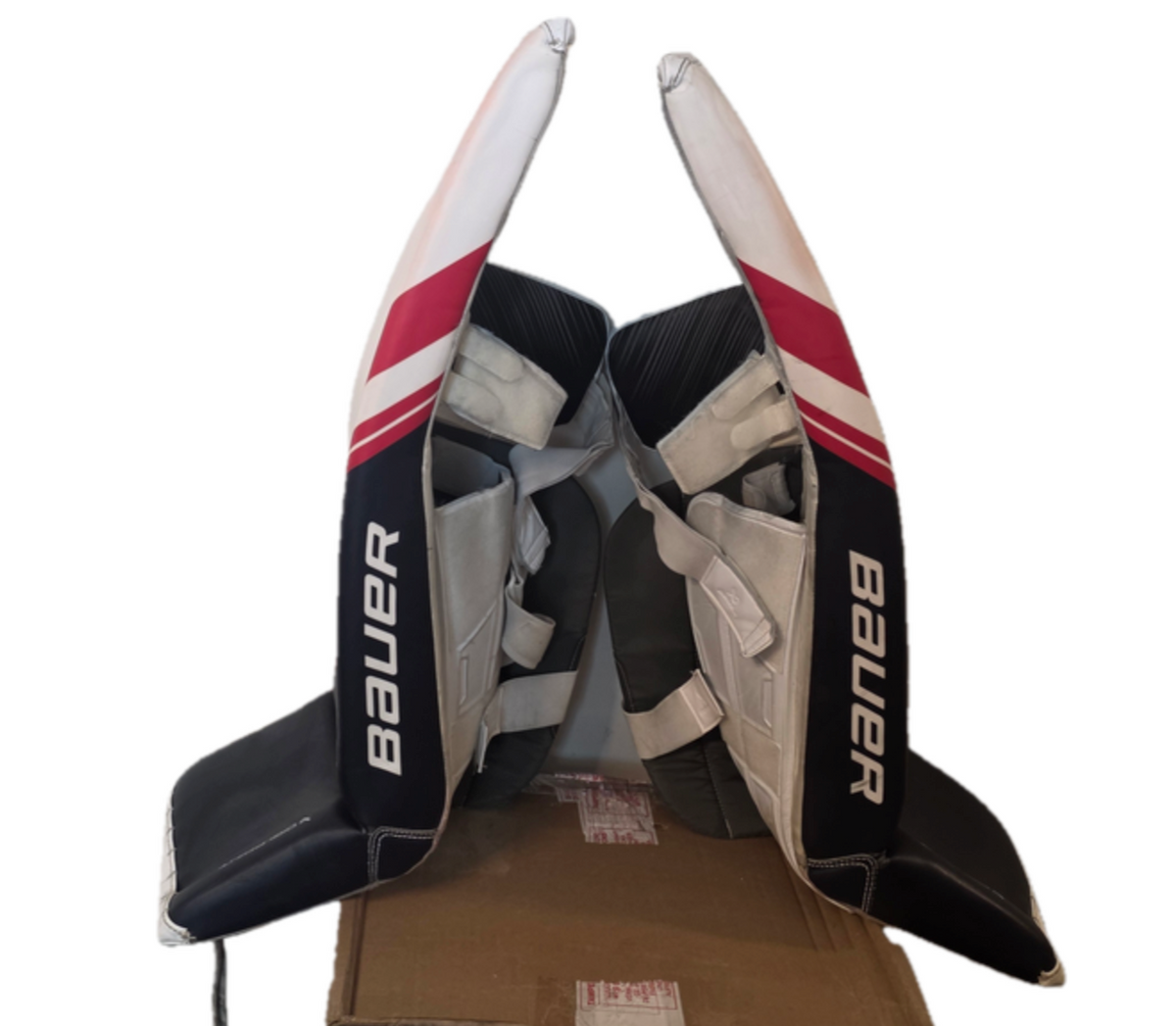36" Bauer Hyperlite 2 Digi-Print Goalie Leg Pads Pro Stock -XL(Used)