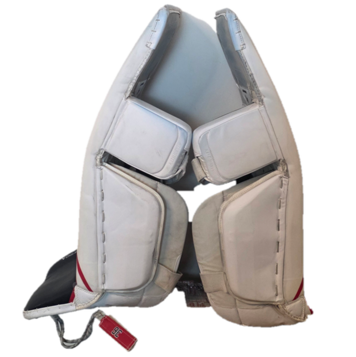 36" Bauer Hyperlite 2 Digi-Print Goalie Leg Pads Pro Stock -XL(Used)