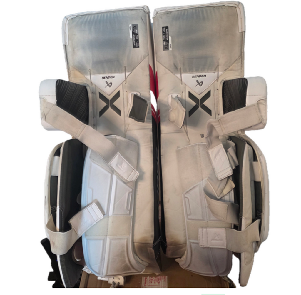 36" Bauer Hyperlite 2 Digi-Print Goalie Leg Pads Pro Stock -XL(Used)