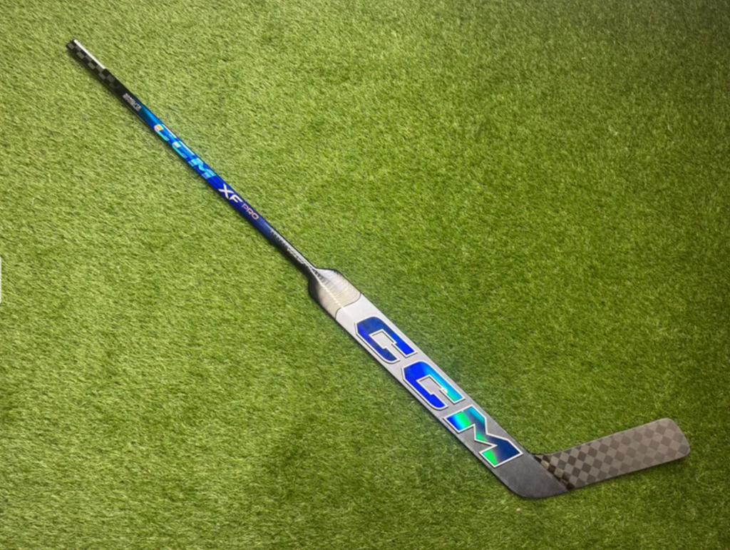 CCM XF Pro Regular Goalie Stick 26" Paddle Pro Stock (New)-Blue