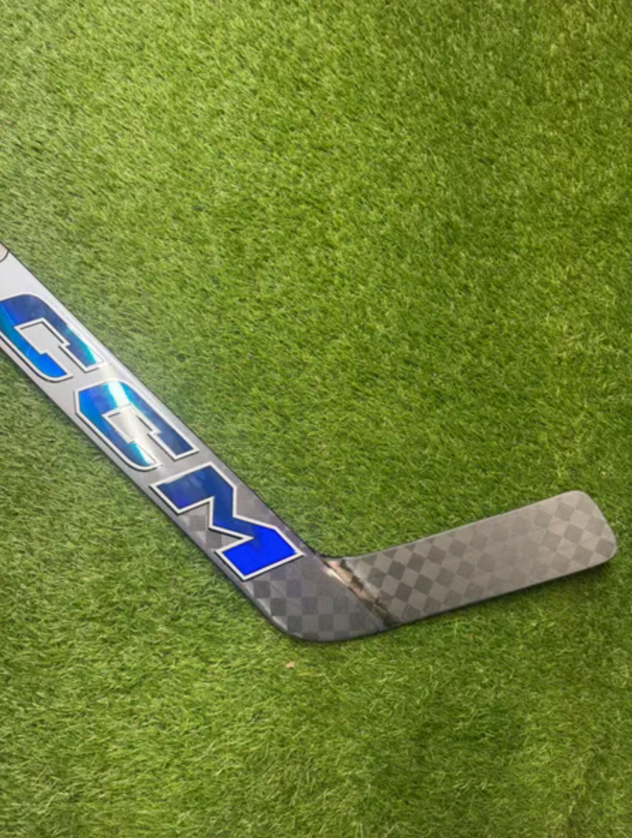CCM XF Pro Regular Goalie Stick 26" Paddle Pro Stock (New)-Blue
