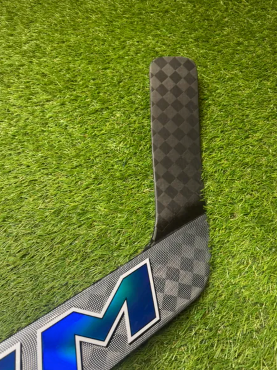 CCM XF Pro Regular Goalie Stick 26" Paddle Pro Stock (New)-Blue