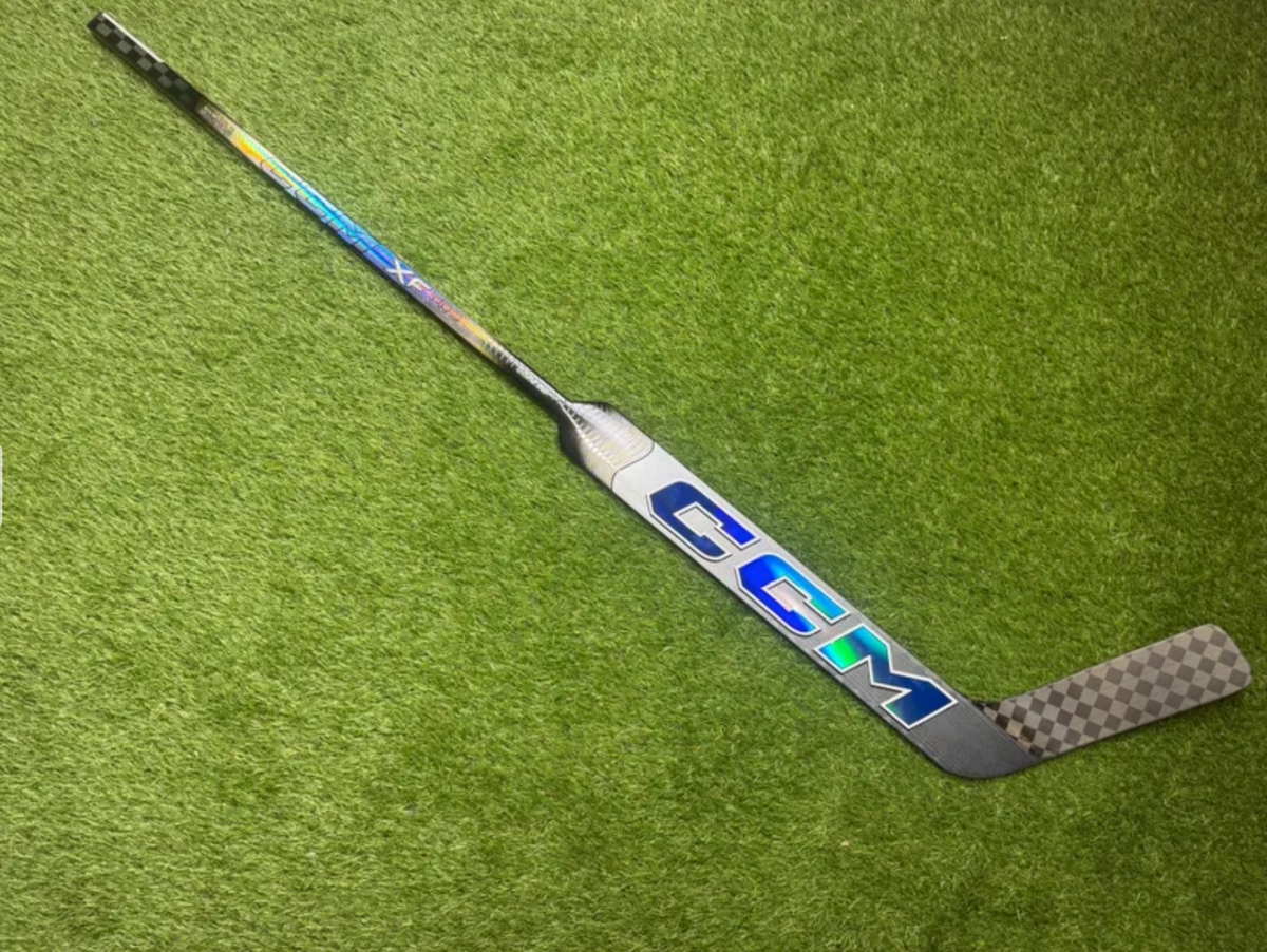 CCM XF Pro Regular Goalie Stick 26" Paddle Pro Stock (New)-Silver