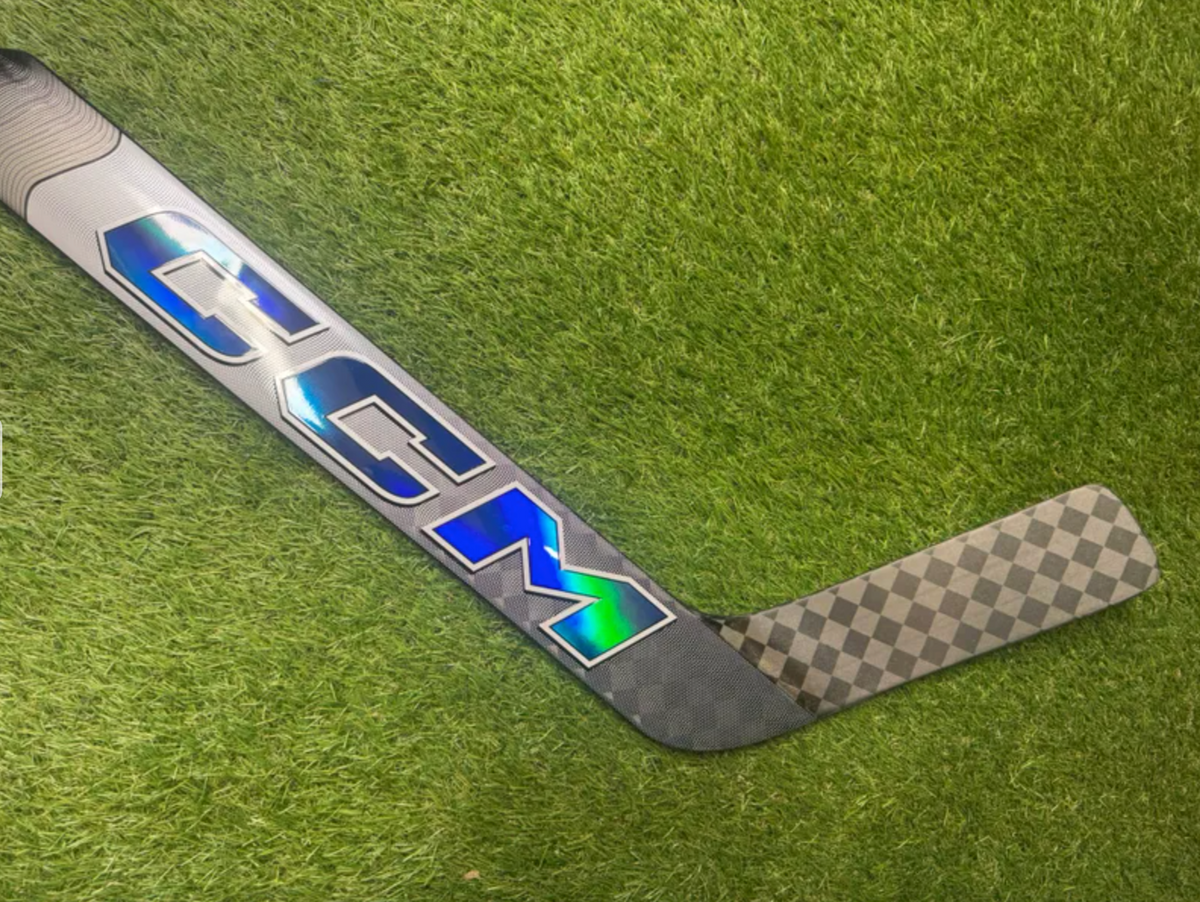CCM XF Pro Regular Goalie Stick 26" Paddle Pro Stock (New)-Silver