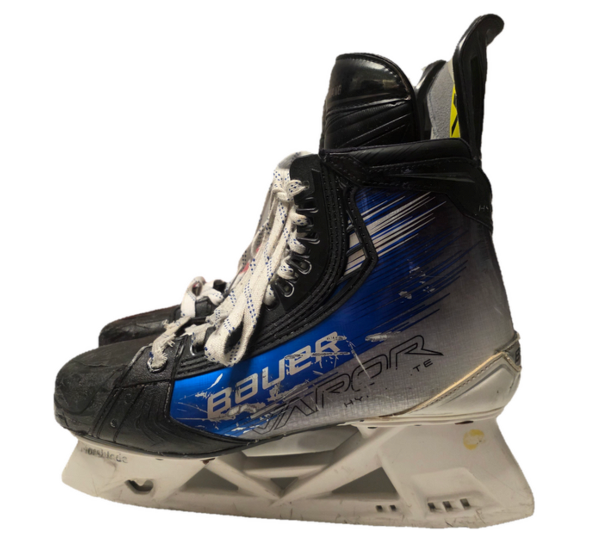 Blue Bauer Vapor Hyperlite 2 Hockey Skates Pro Stock 10 (Used)- 260731050-6