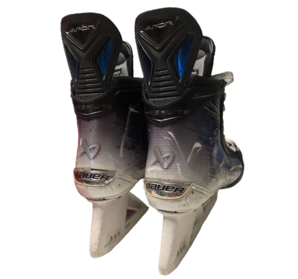 Blue Bauer Vapor Hyperlite 2 Hockey Skates Pro Stock 10 (Used)- 260731050-6