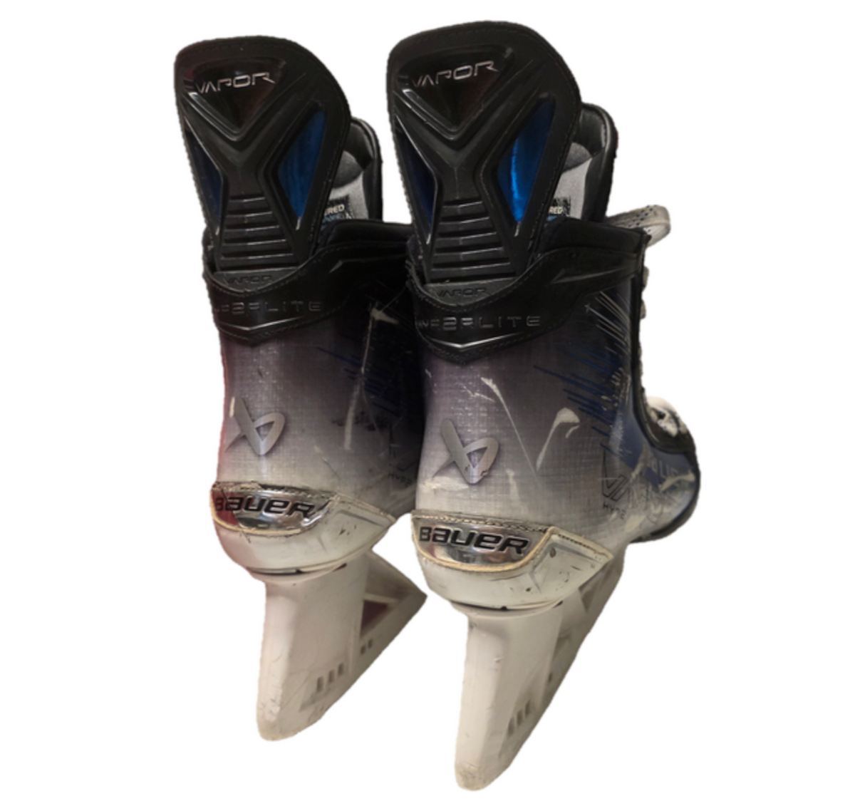 Blue Bauer Vapor Hyperlite 2 Hockey Skates Pro Stock 10 (Used)- 260731050-6