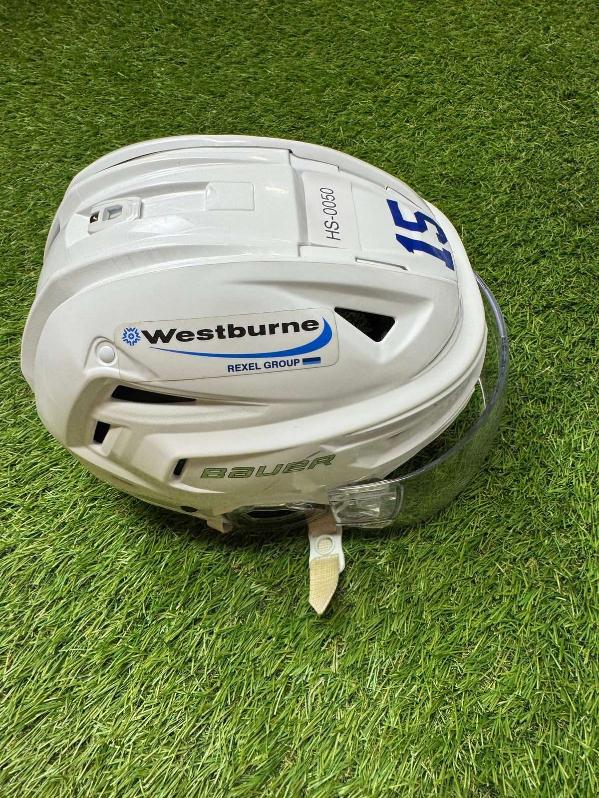Medium Bauer Re-Akt 155 Helmet Pro Stock (Used)-HS-0050 - photo 2