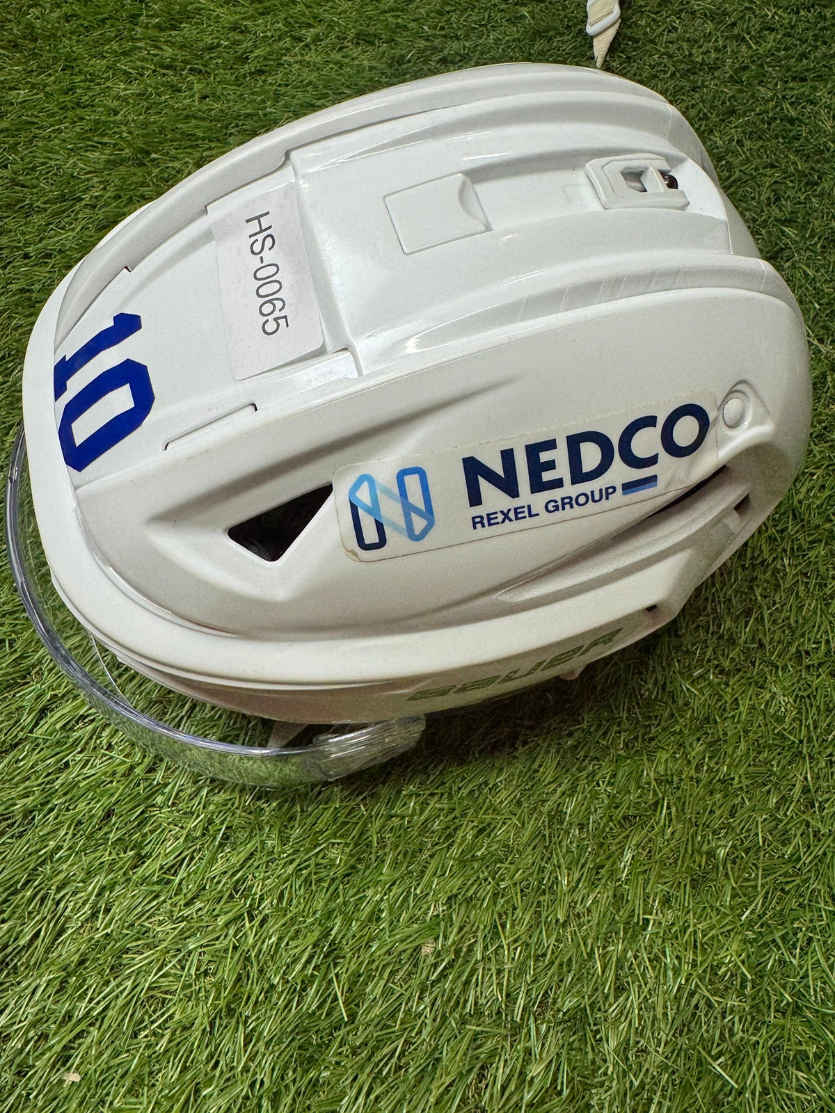 Medium Bauer Re-Akt 155 Helmet Pro Stock (Used)-HS-0065 - photo 2