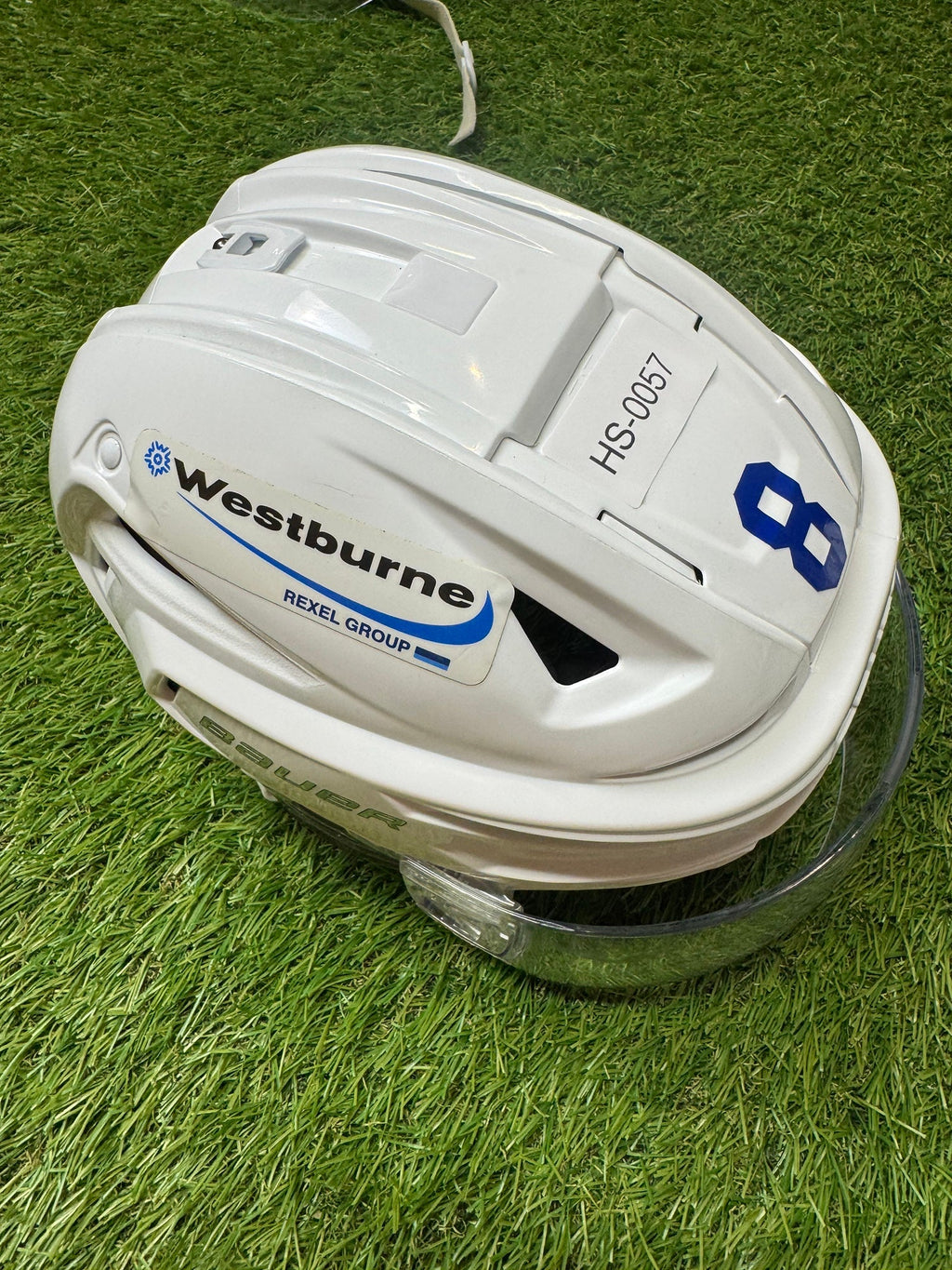 Medium Bauer Re-Akt 155 Helmet Pro Stock (Used)-HS-0057 - photo 3