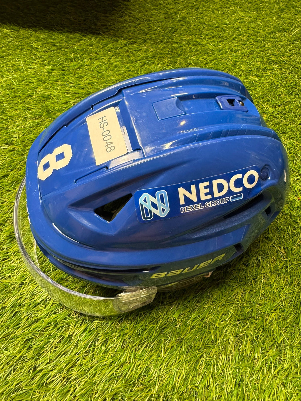 Medium Bauer Re-Akt 155 Helmet Pro Stock (Used)-HS-0048 - photo 2