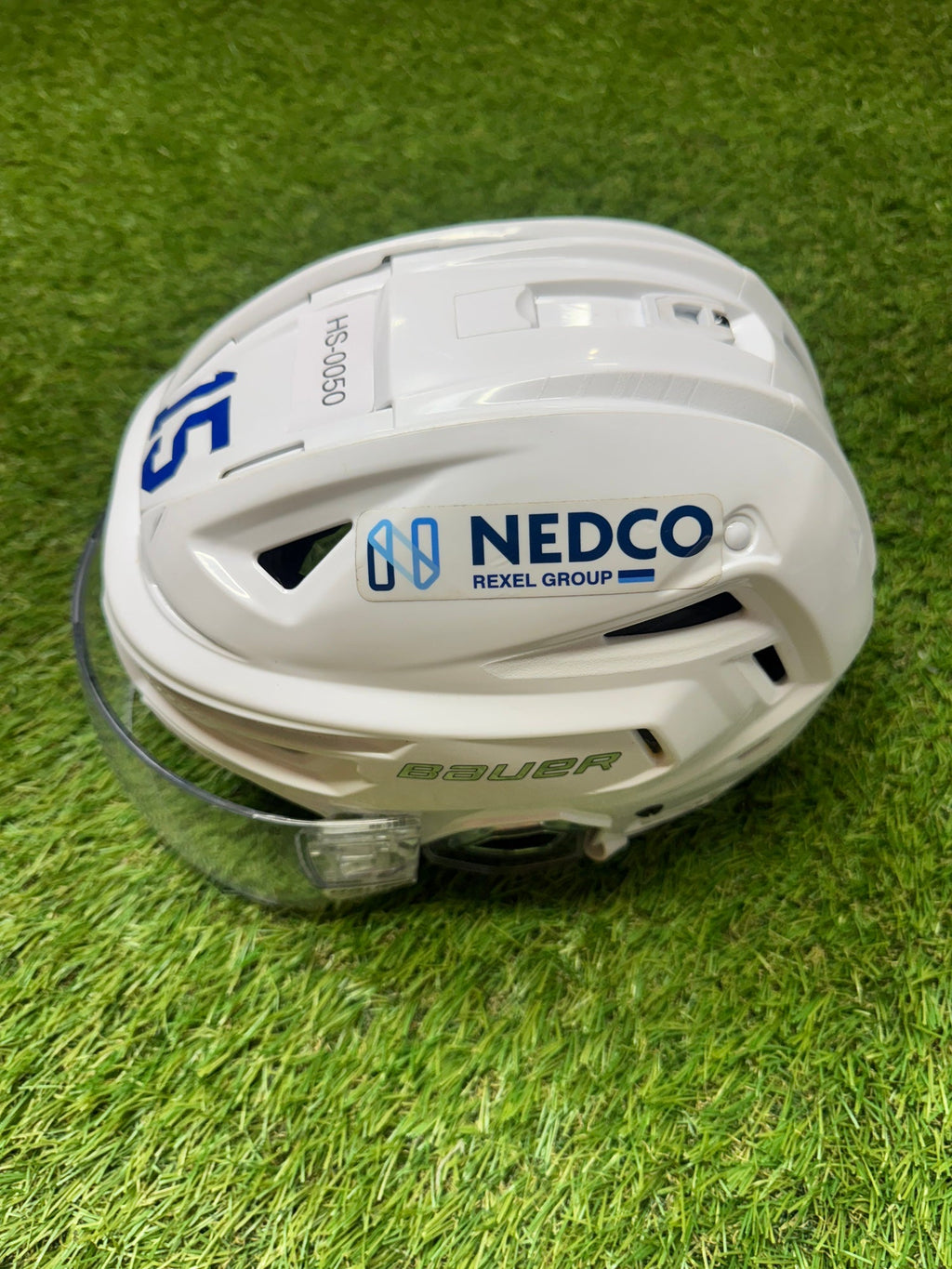 Medium Bauer Re-Akt 155 Helmet Pro Stock (Used)-HS-0050 - photo 3