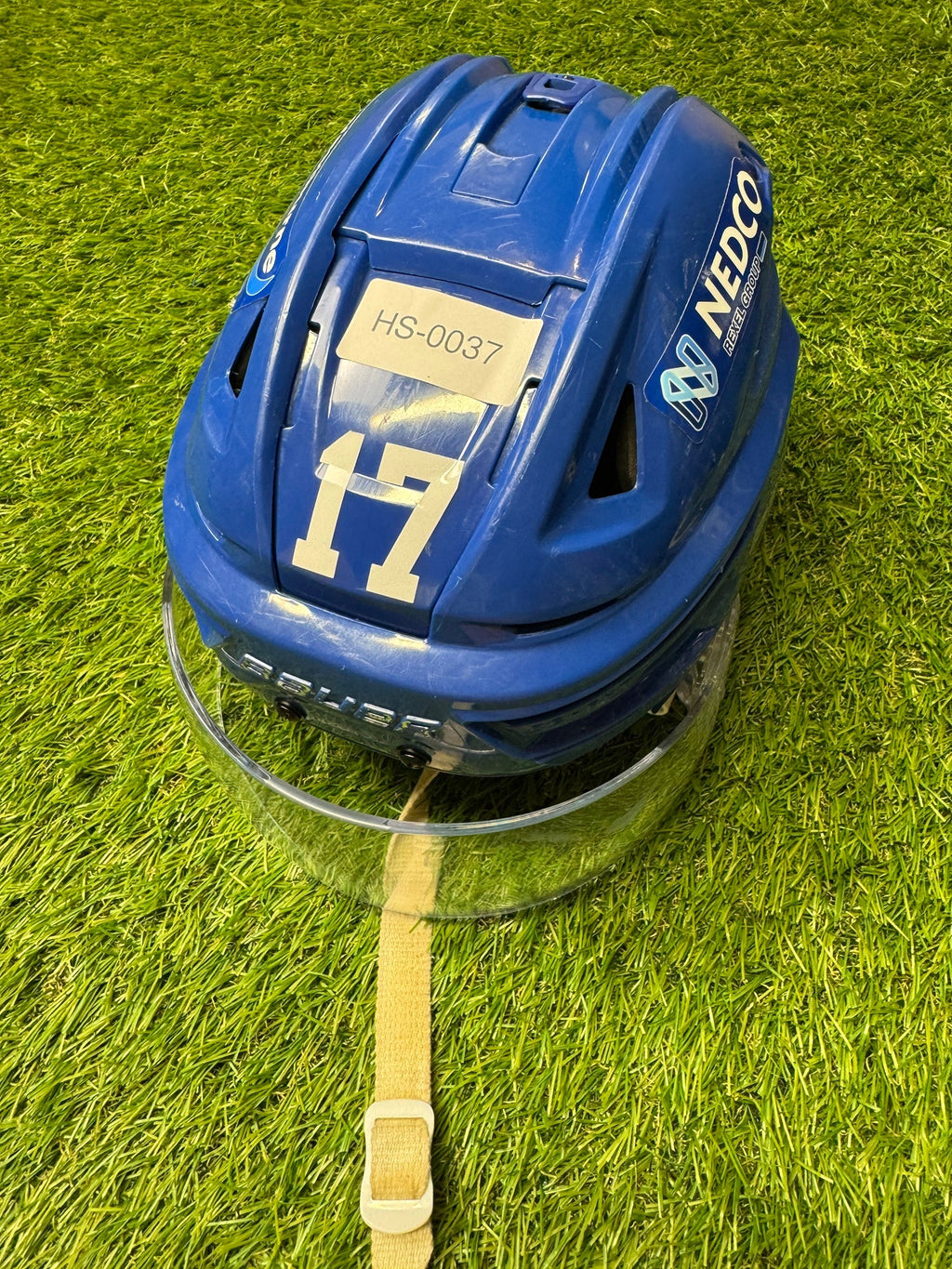 Medium Bauer Re-Akt 155 Helmet Pro Stock (Used)-HS-0037