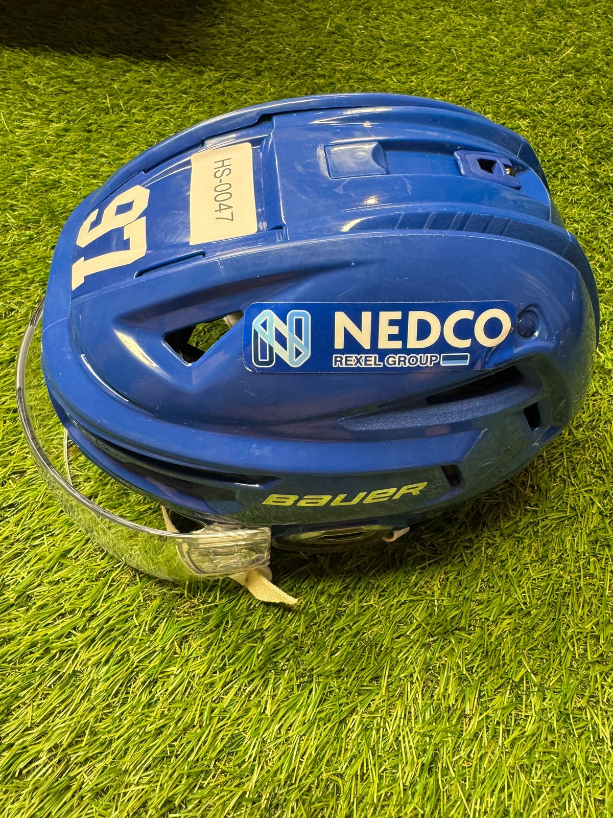 Medium Bauer Re-Akt 155 Helmet Pro Stock (Used)-HS-0047 - photo 2