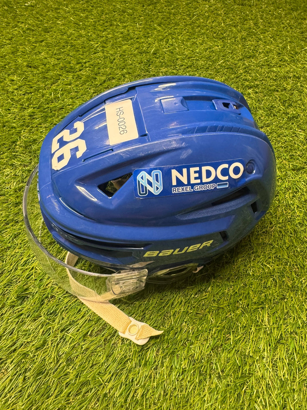 Medium Bauer Re-Akt 155 Helmet Pro Stock (Used)-HS-0026 - photo 2
