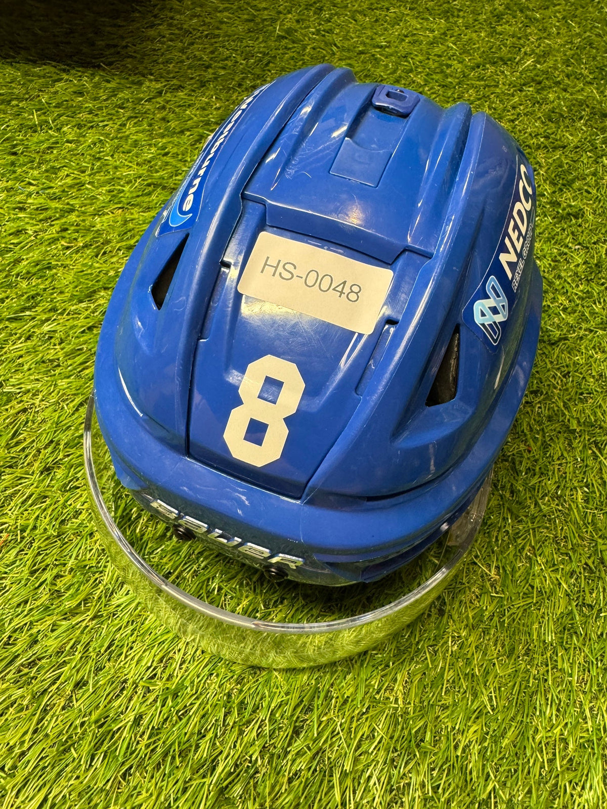 Medium Bauer Re-Akt 155 Helmet Pro Stock (Used)-HS-0048