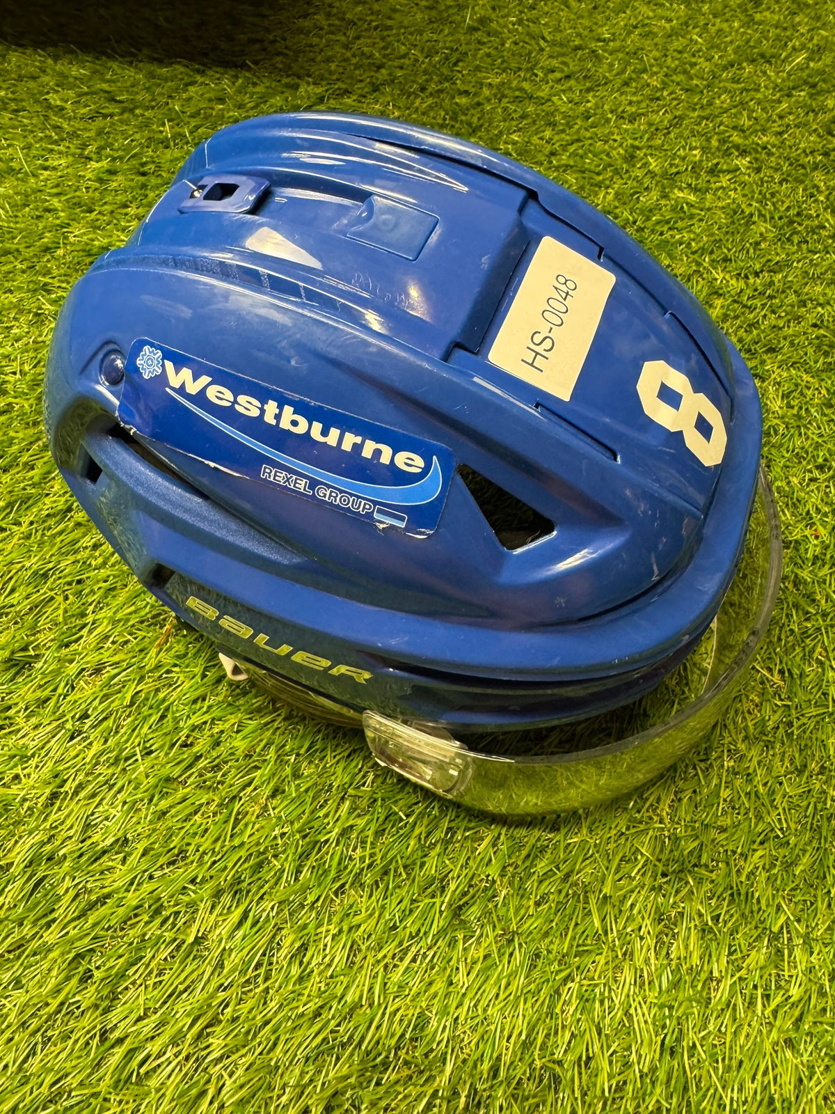 Medium Bauer Re-Akt 155 Helmet Pro Stock (Used)-HS-0048 - photo 3