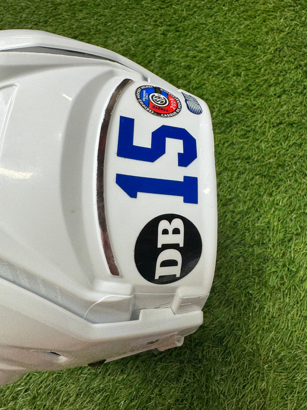 Medium Bauer Re-Akt 155 Helmet Pro Stock (Used)-HS-0050 - photo 4