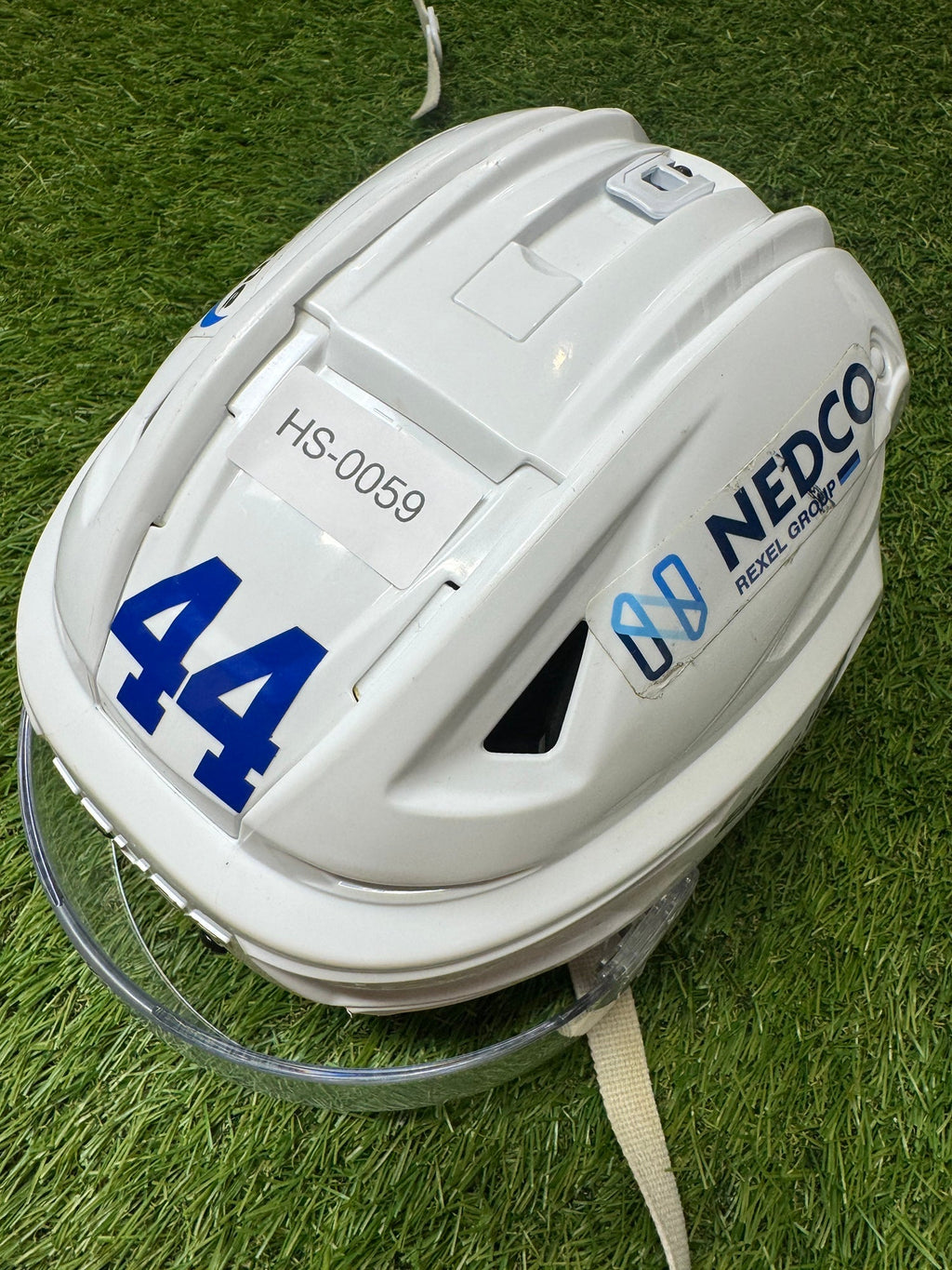 Medium Bauer Re- 155 Helmet Pro Stock (Used)-HS-0059