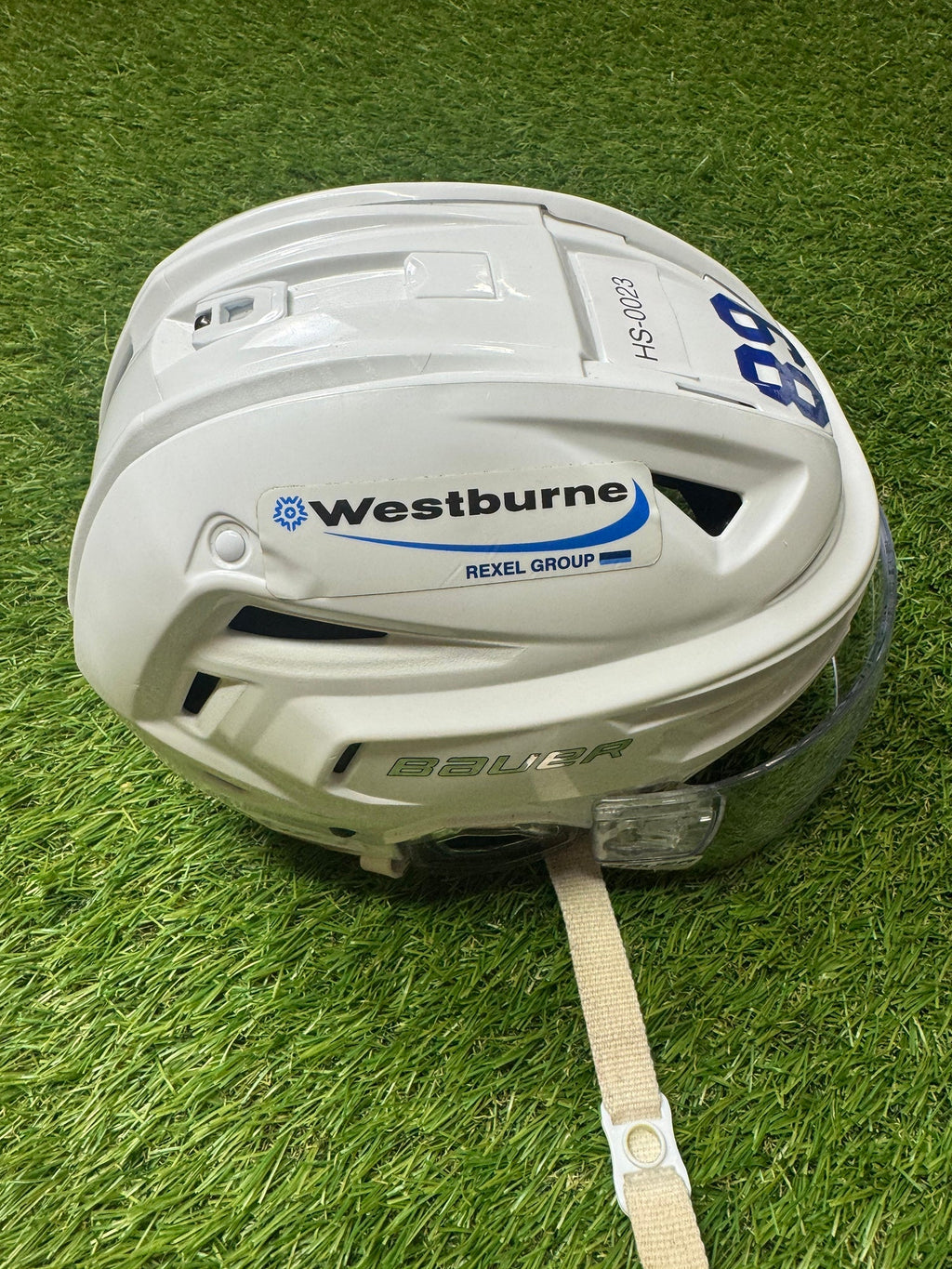 Medium Bauer Re-Akt 155 Helmet Pro Stock (Used)-HS-0023 - photo 2