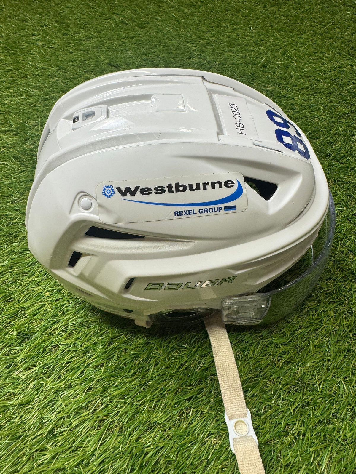Medium Bauer Re-Akt 155 Helmet Pro Stock (Used)-HS-0023 - photo 2