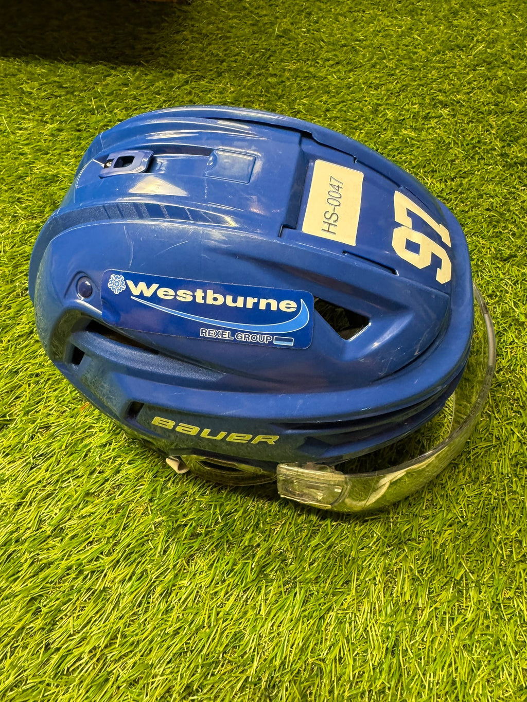 Medium Bauer Re-Akt 155 Helmet Pro Stock (Used)-HS-0047 - photo 3