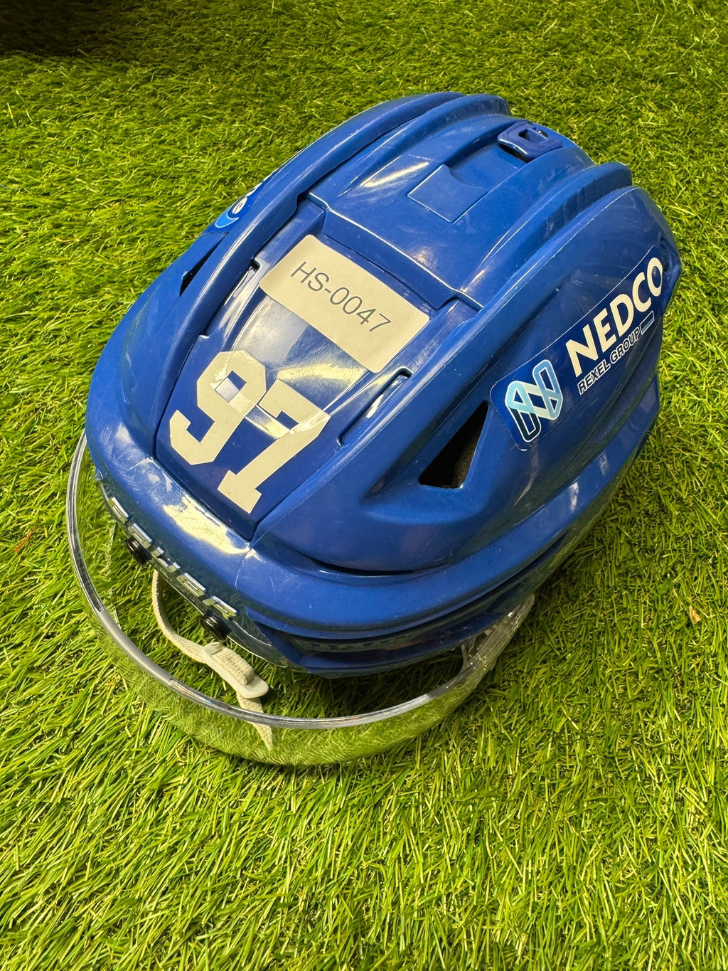 Medium Bauer Re-Akt 155 Helmet Pro Stock (Used)-HS-0047