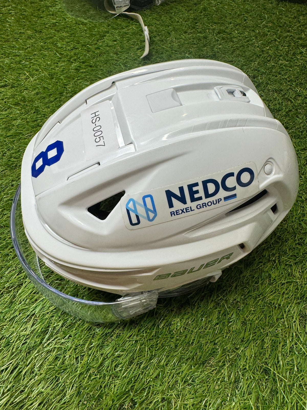 Medium Bauer Re-Akt 155 Helmet Pro Stock (Used)-HS-0057 - photo 2